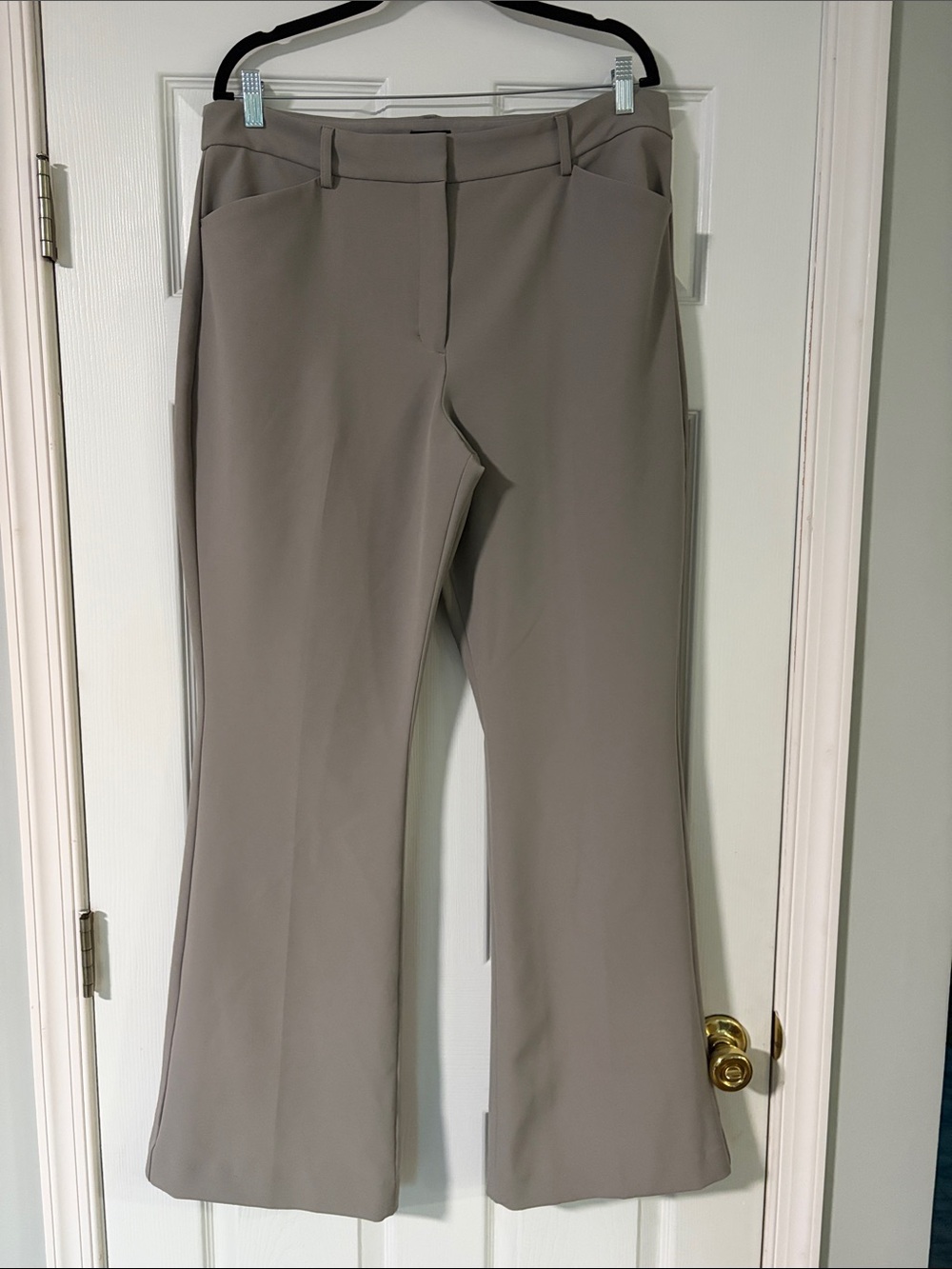 Express Gray Boot Cut Dress Pants